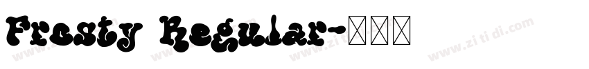 Frosty Regular字体转换